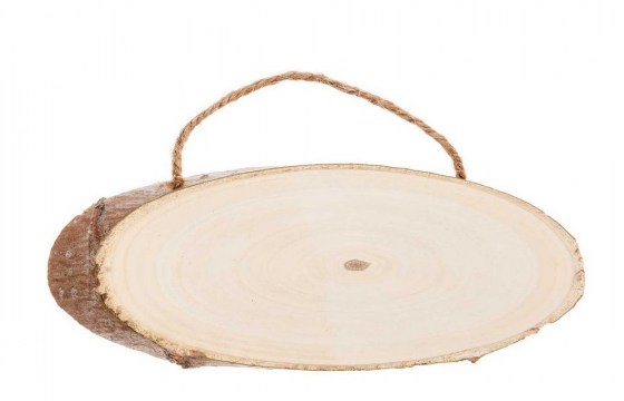 Holzschild oval